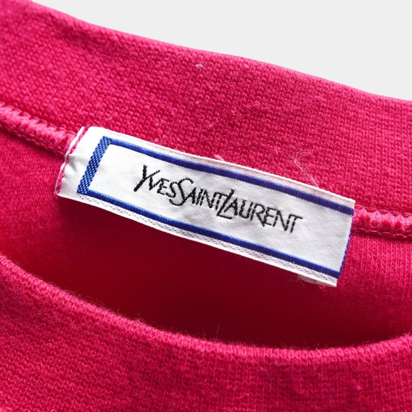 Yves Saint Laurent Vintage Logo Beaded Sweatshirt, Pink, Women's, Size M, Top