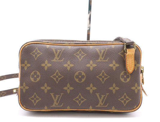 LOUIS VUITTON M51828 Monogram Pochette Marly Bandouliere Shoulder Bag