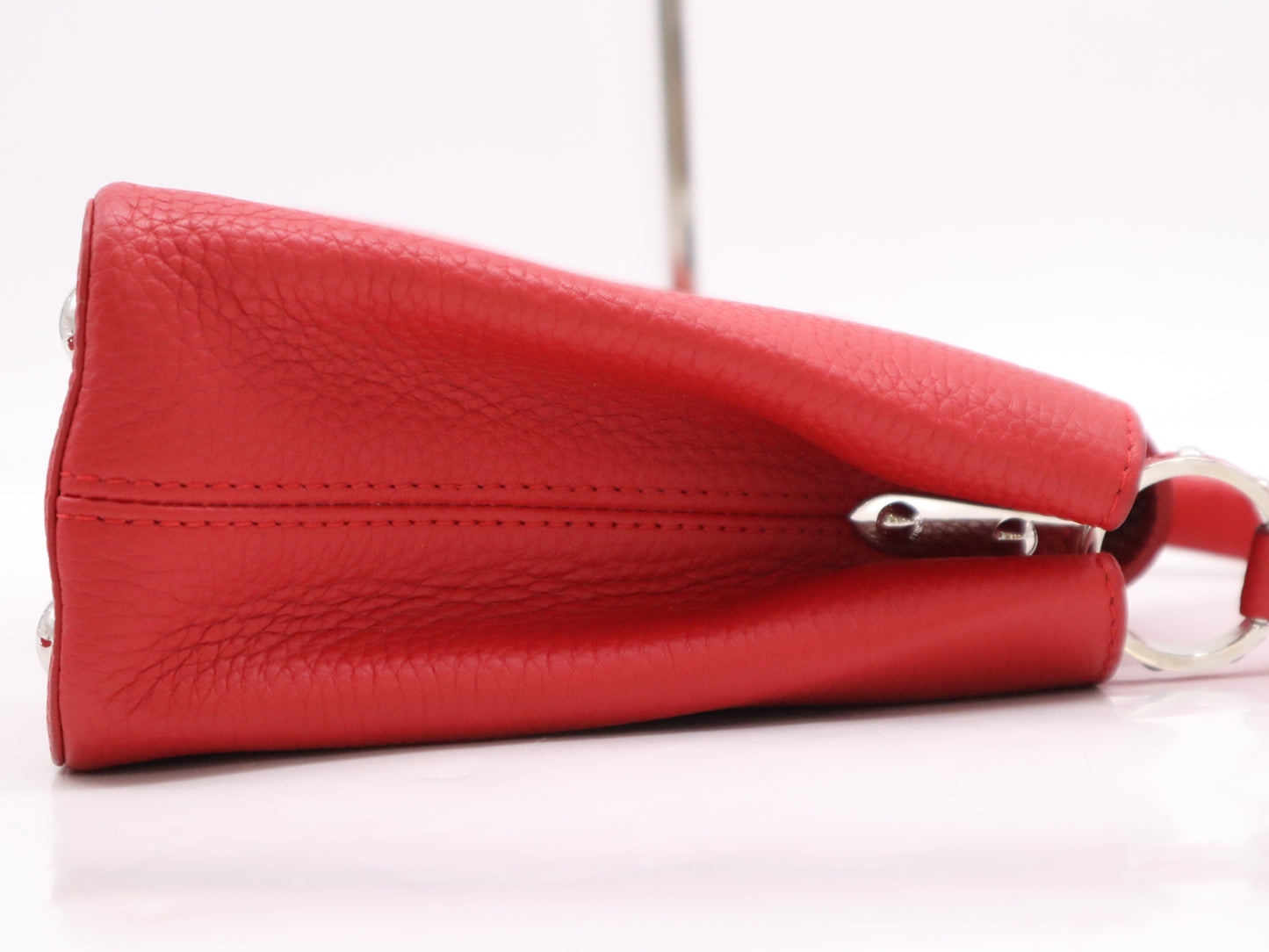 LOUIS VUITTON M94754 Parnassus Capucines BB Ruby Handbag with Shoulder Strap