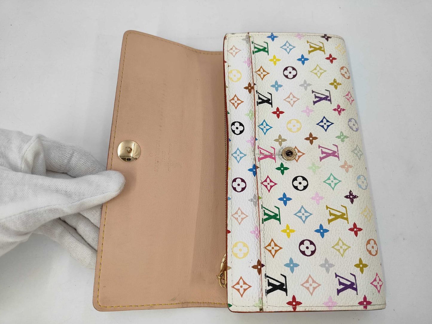 LOUIS VUITTON Louis Vuitton Monogram Multicolore Long Wallet Portefeuille Sarah M13397/TH0016 Wallet