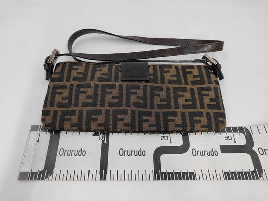 FENDI Zucca Mamma Bucket Shoulder Bag