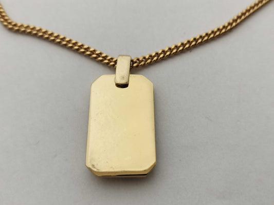 Dior Dior Dior Necklace Gold CD Logo Necklace