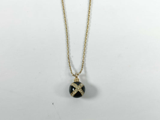 Dior Gold Stone Necklace