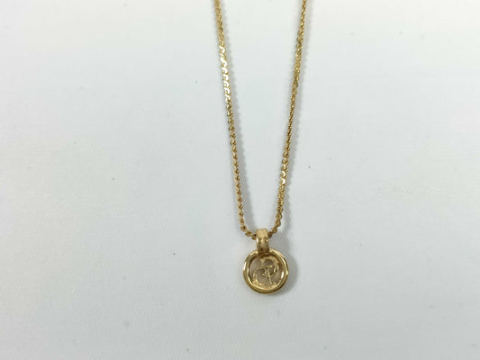 Dior Gold CD Logo Necklace