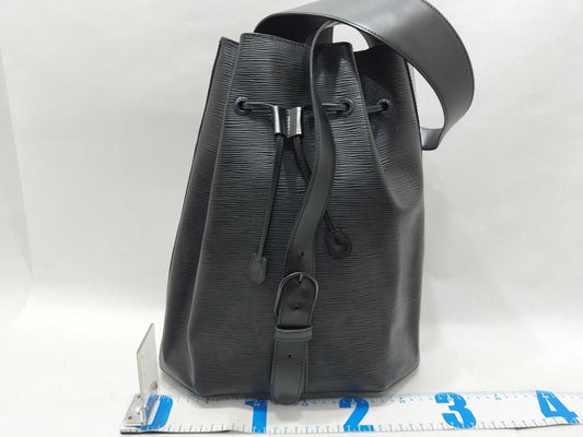 LOUIS VUITTON Epi Louis Vuitton Epi Shoulder Bag Sac Ado Noir Shoulder Bag