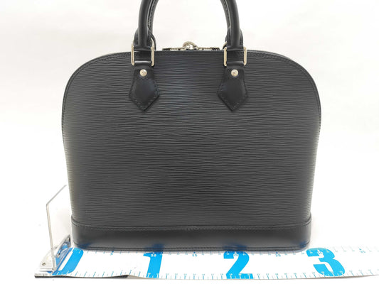 LOUIS VUITTON Epi Louis Vuitton Alma PM Handbag in Black