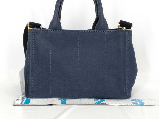 PRADA Canapa 2-Way Shoulder/Handbag in Denim, 1BG439