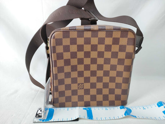 LOUIS VUITTON Damier Olaf PM Shoulder Bag