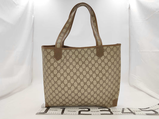 GUCCI 002 098 0057 GG Supreme W40cm Old Gucci Front Pocket Tote Bag