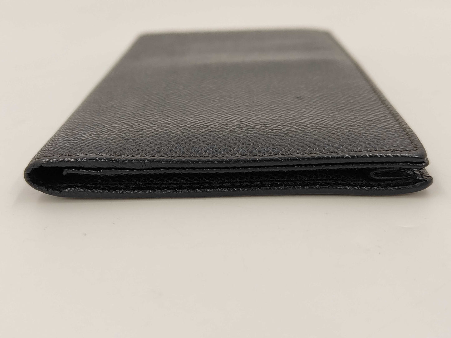 BVLGARI Leather Black Logo Embossed Billfold