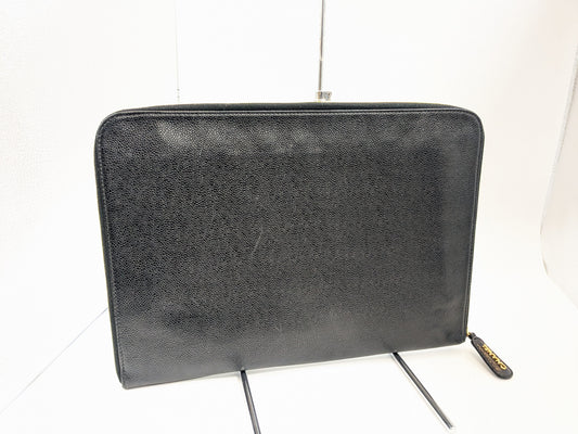 CHANEL CHANEL Caviar Clutch Bag 4280547 Seal Guarantee Clutch Bag