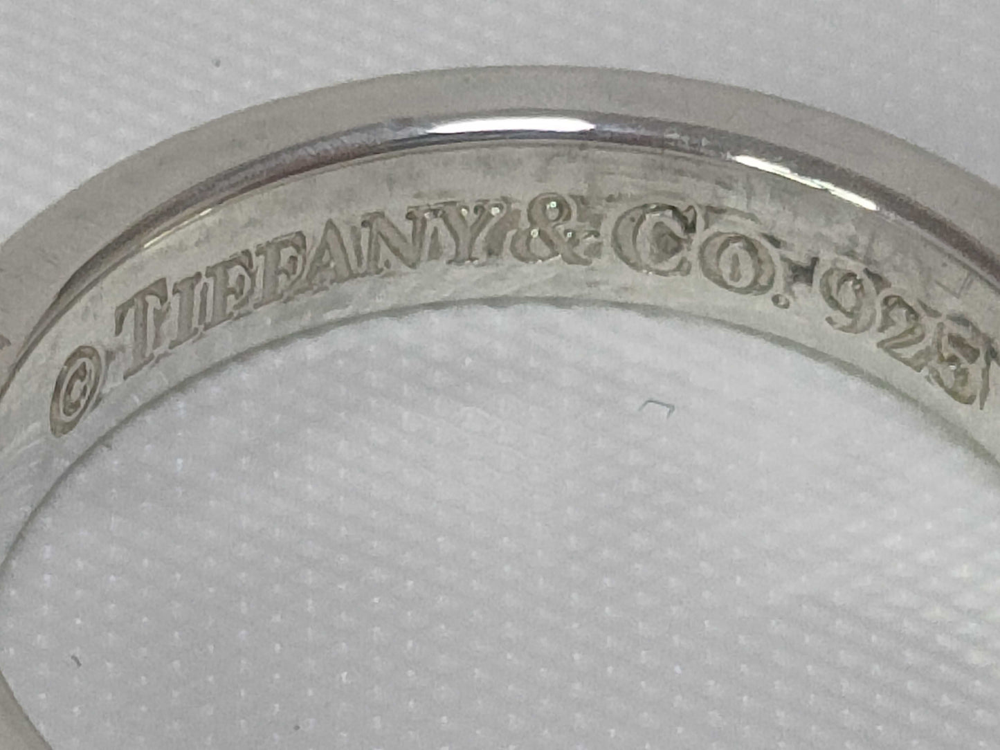 Tiffany & Co. 1837 Narrow Slim 925 Silver Ring