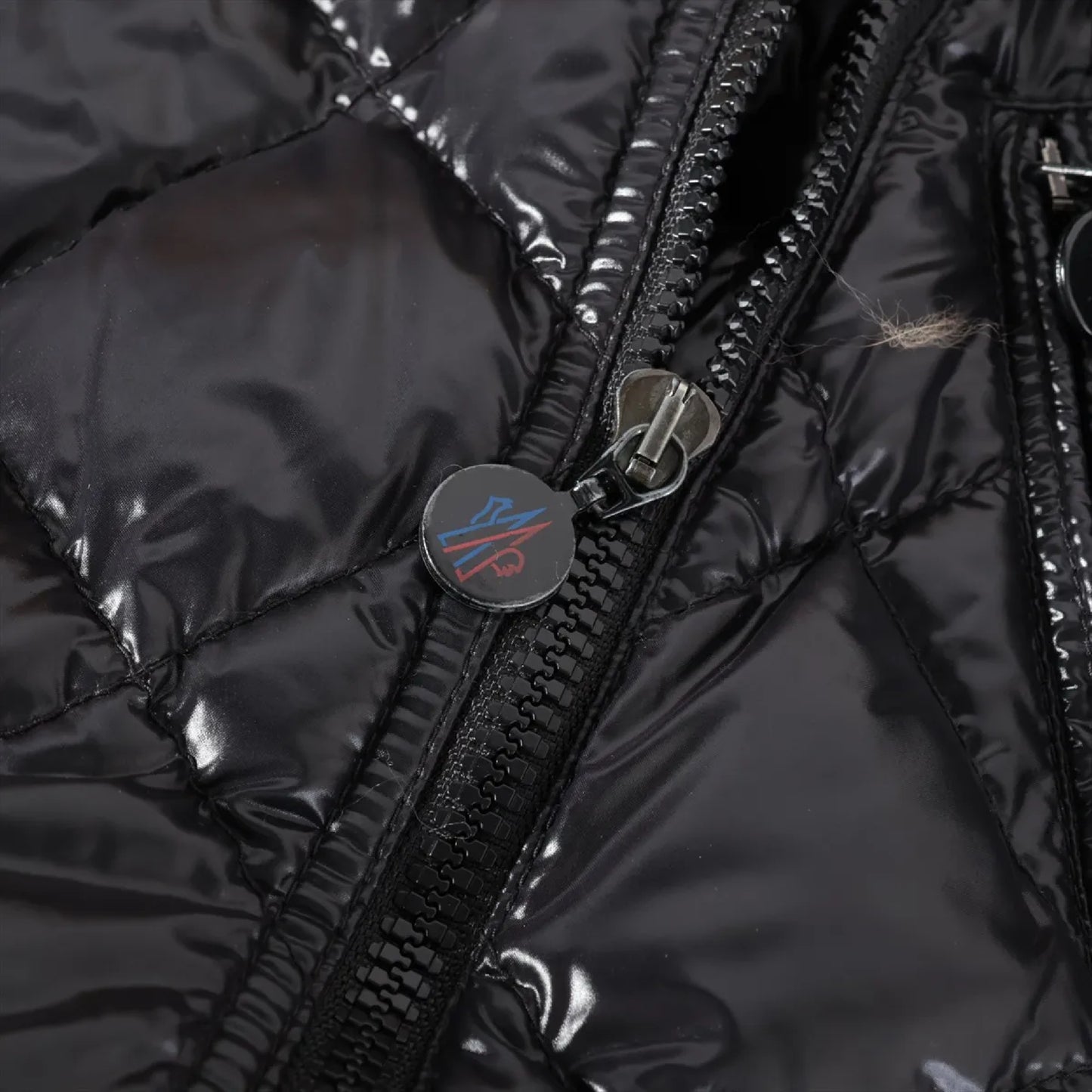 MONCLER Down Coat 0 with Belt and Removable Fur Jacket