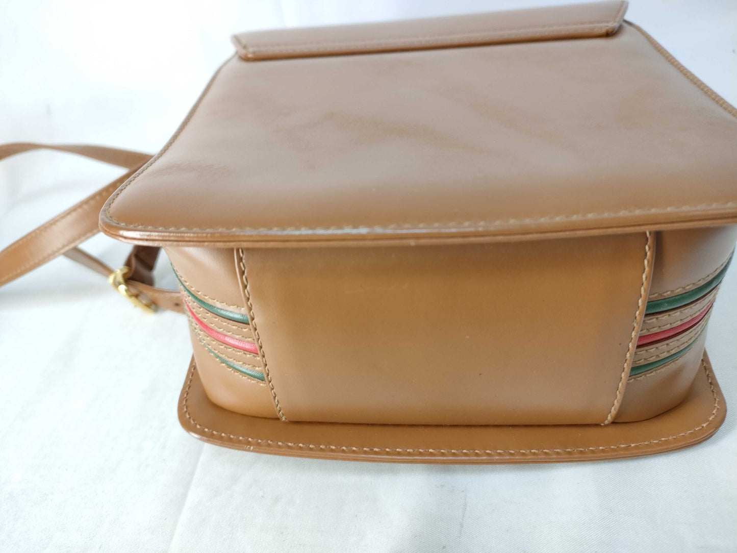 GUCCI Gucci All Leather Sherry Shoulder Bag