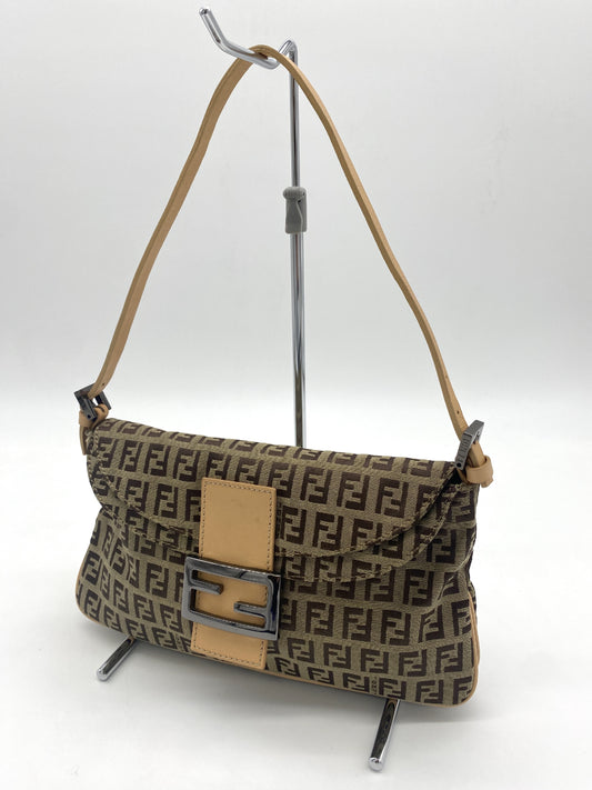 FENDI Zucchino Mamma Bucket Shoulder Bag