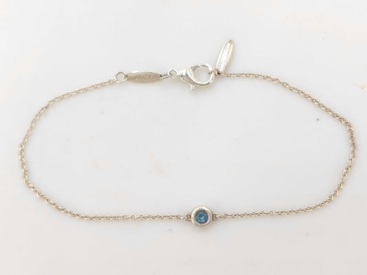 Tiffany & Co. Tiffany By the Yard Aquamarine 925 Bracelet/Bangle