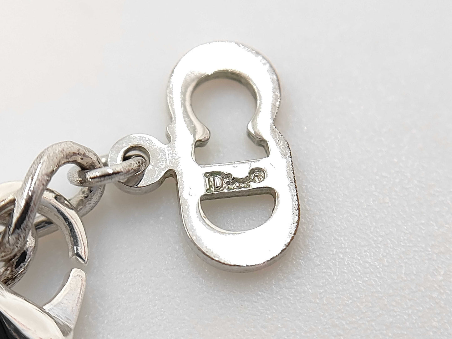 Dior Christian Dior Silver DIOR Logo Necklace