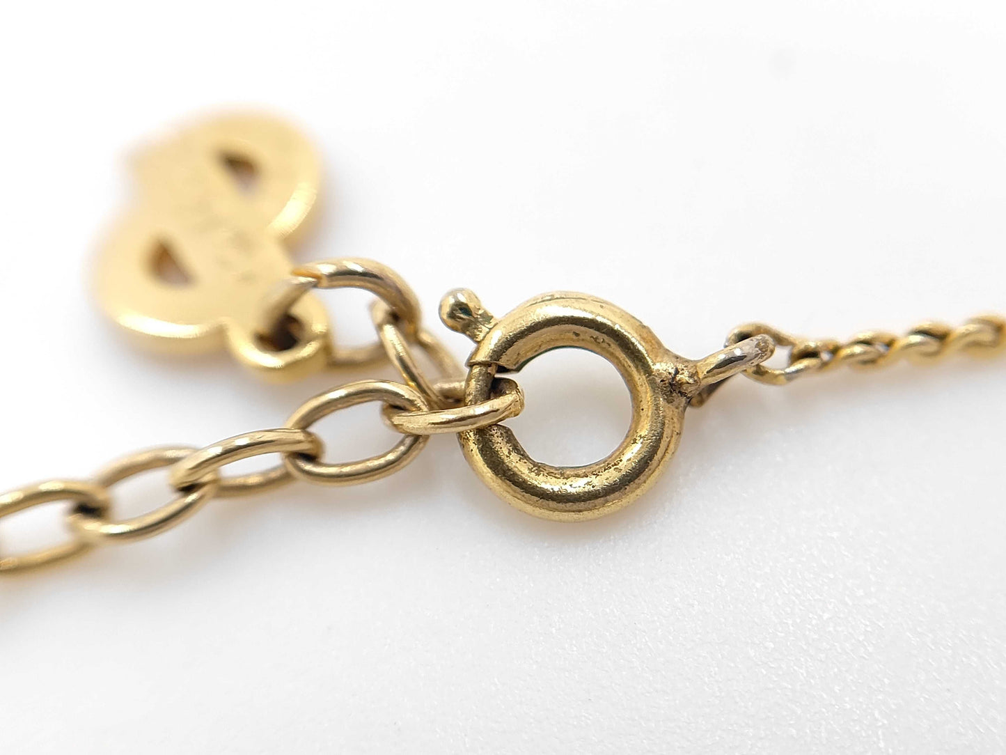 Dior Christian Dior Gold Rhinestone Necklace