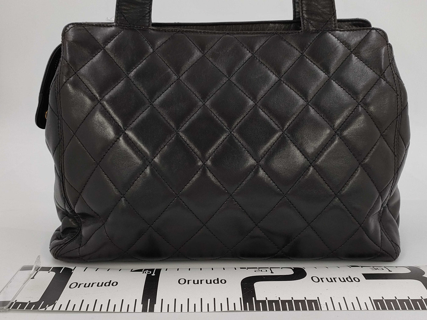 CHANEL Lambskin Turnlock Tote Bag