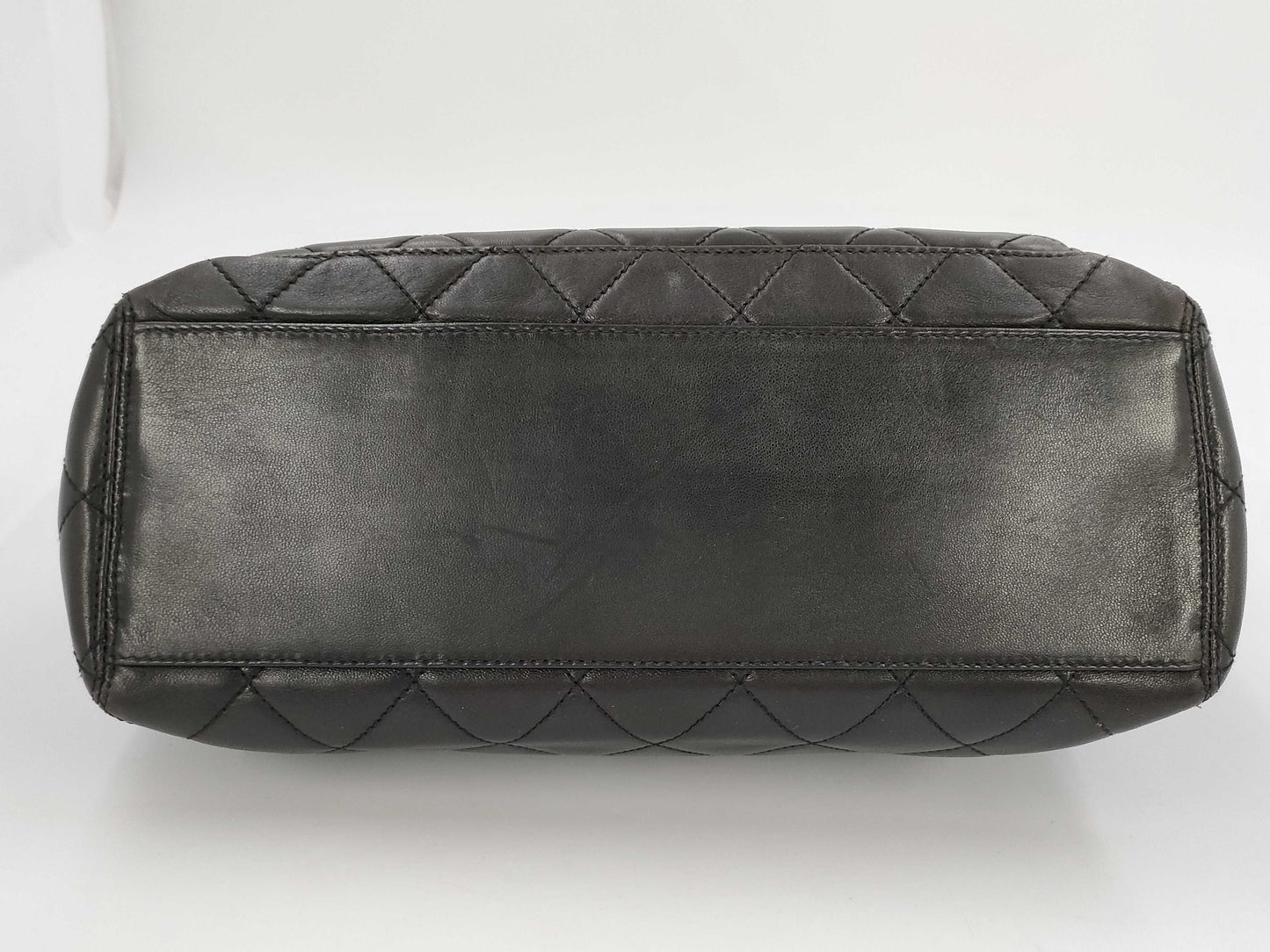 CHANEL Lambskin Turnlock Tote Bag