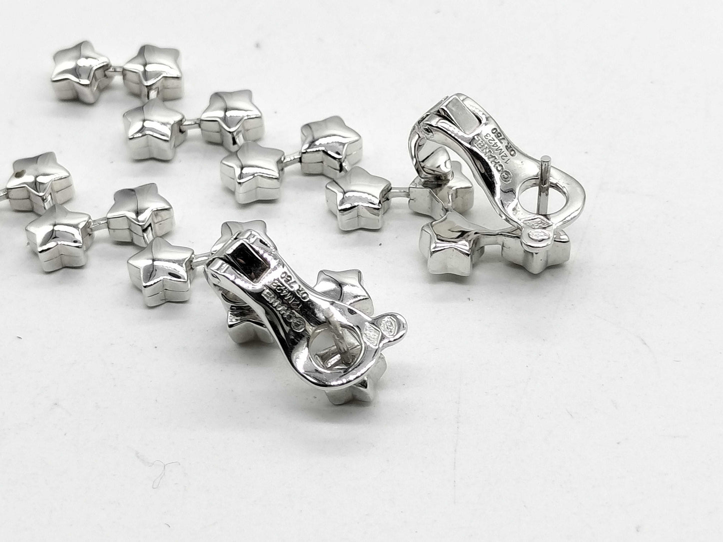 CHANEL Comet 10PD WG 750 13.9g Earrings