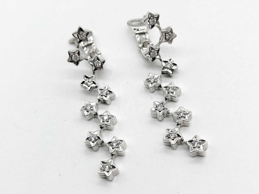 CHANEL Comet 10PD WG 750 13.9g Earrings