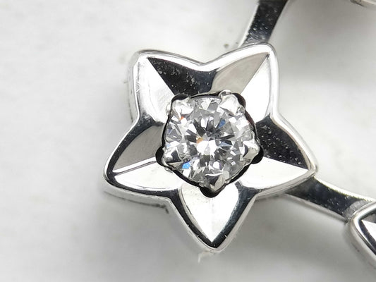 CHANEL Comet 10PD WG 750 13.9g Earrings
