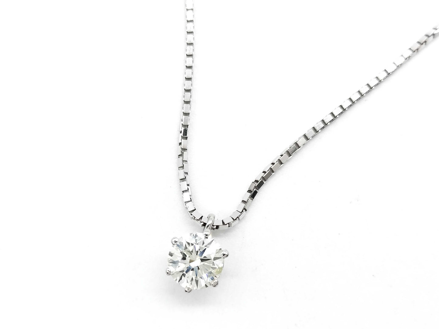 D1.124ct PT850 10.9g Necklace