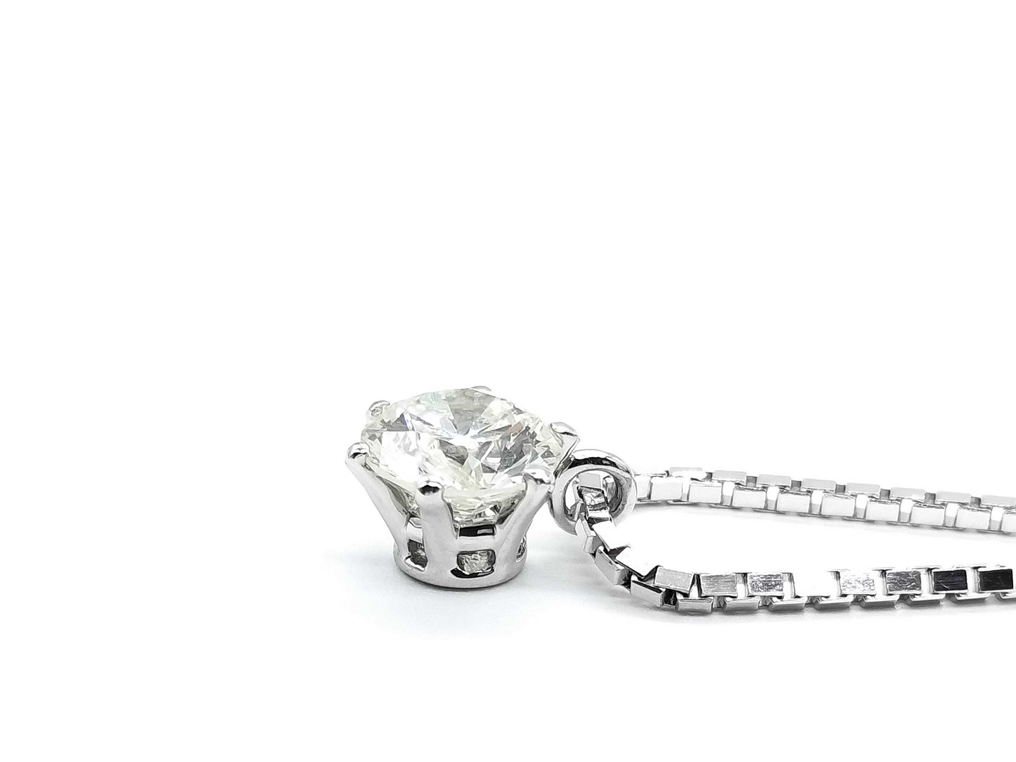 D1.124ct PT850 10.9g Necklace