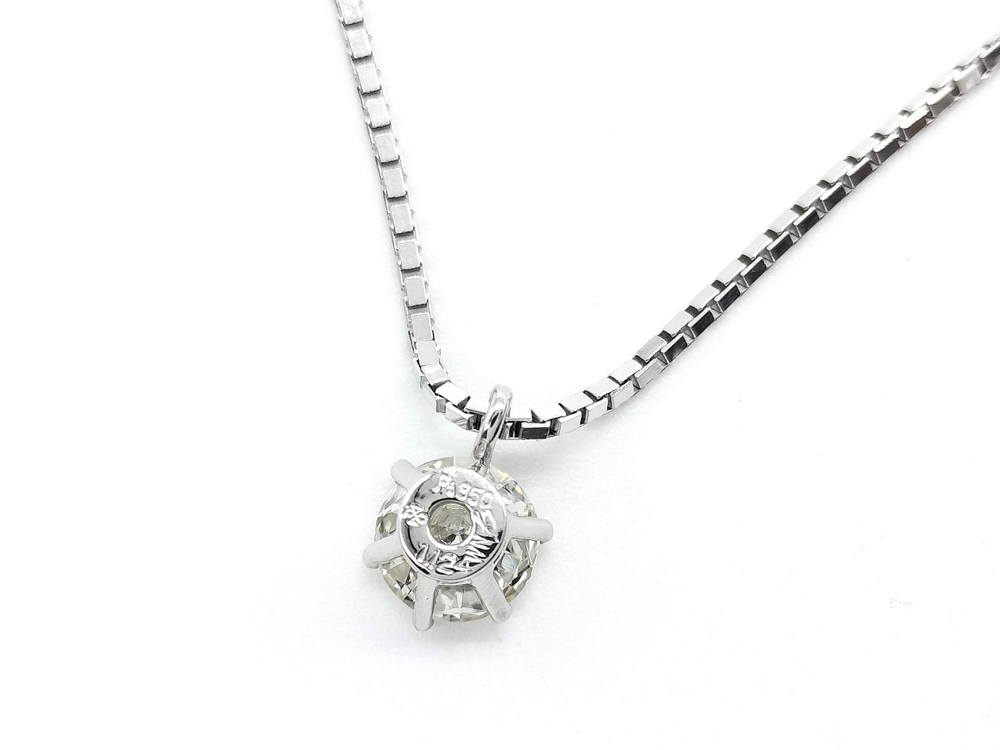 D1.124ct PT850 10.9g Necklace