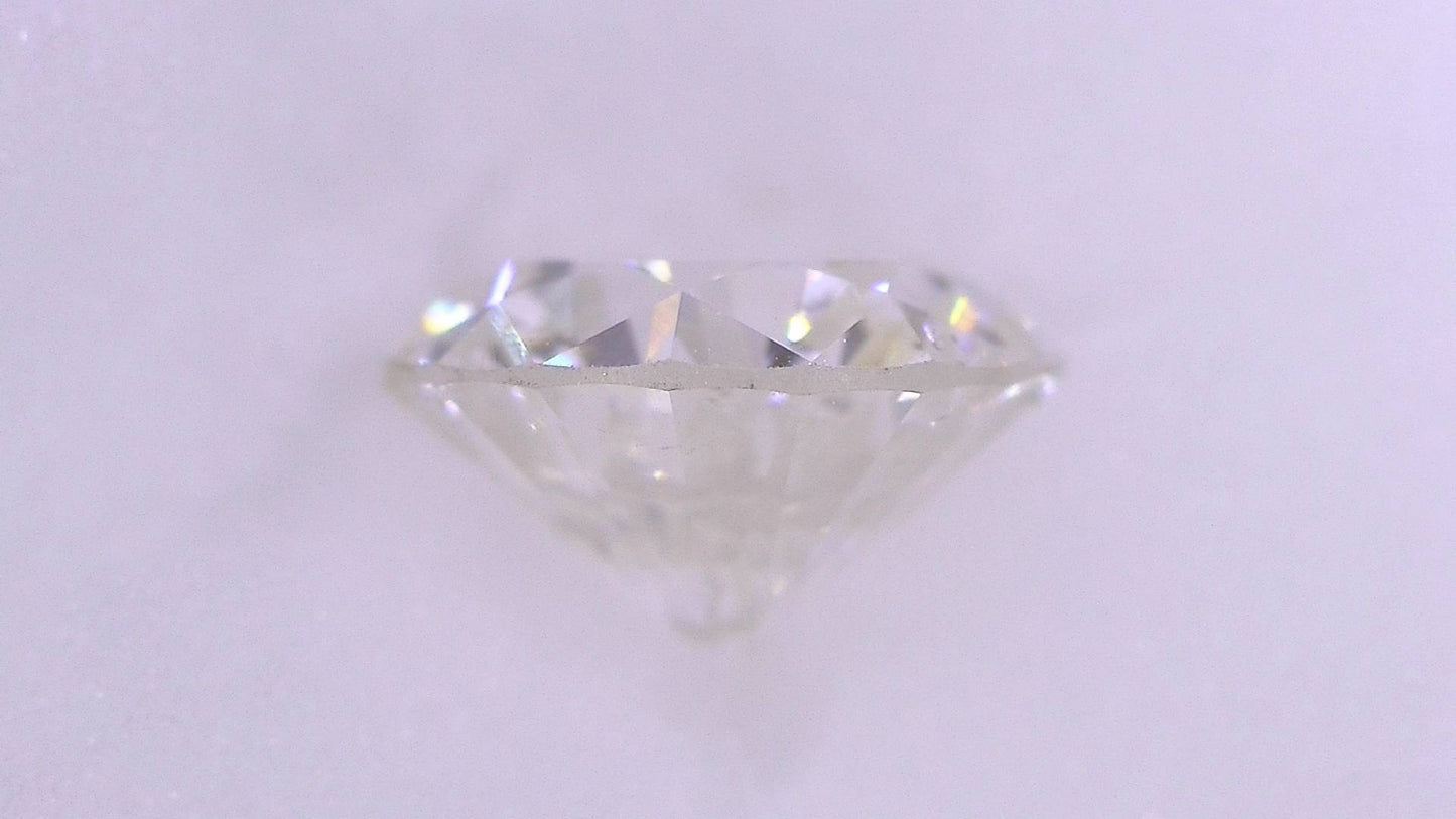 0.562ct H I-1 GOOD/GD/FR MEDIUM BLUE NATURAL 5.27-5.32X3.18mm Loose Diamond