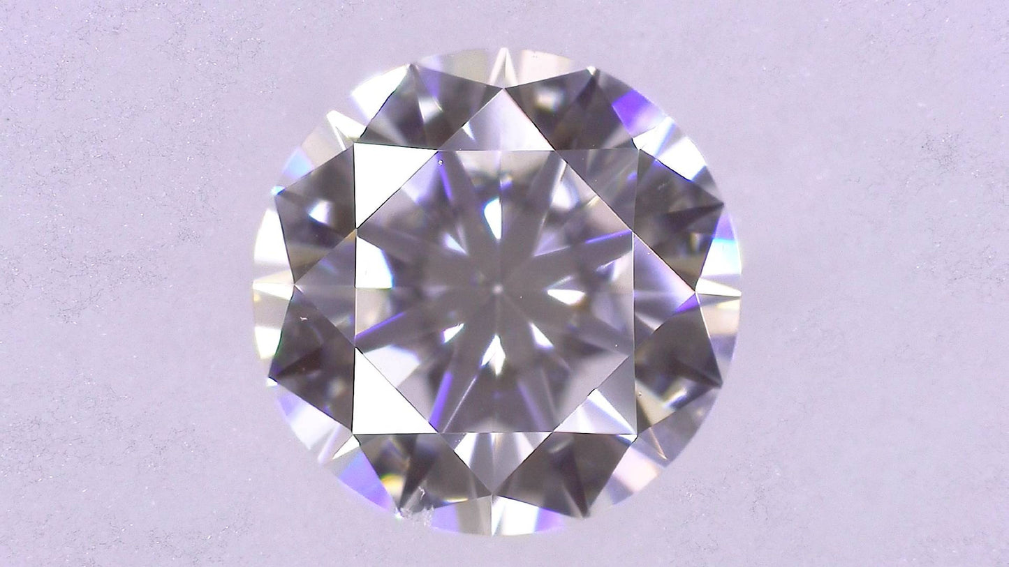 0.308ct F VVS-2 VERY GOOD/VG/GD NONE NATURAL 4.38-4.40X2.65mm Loose Diamond