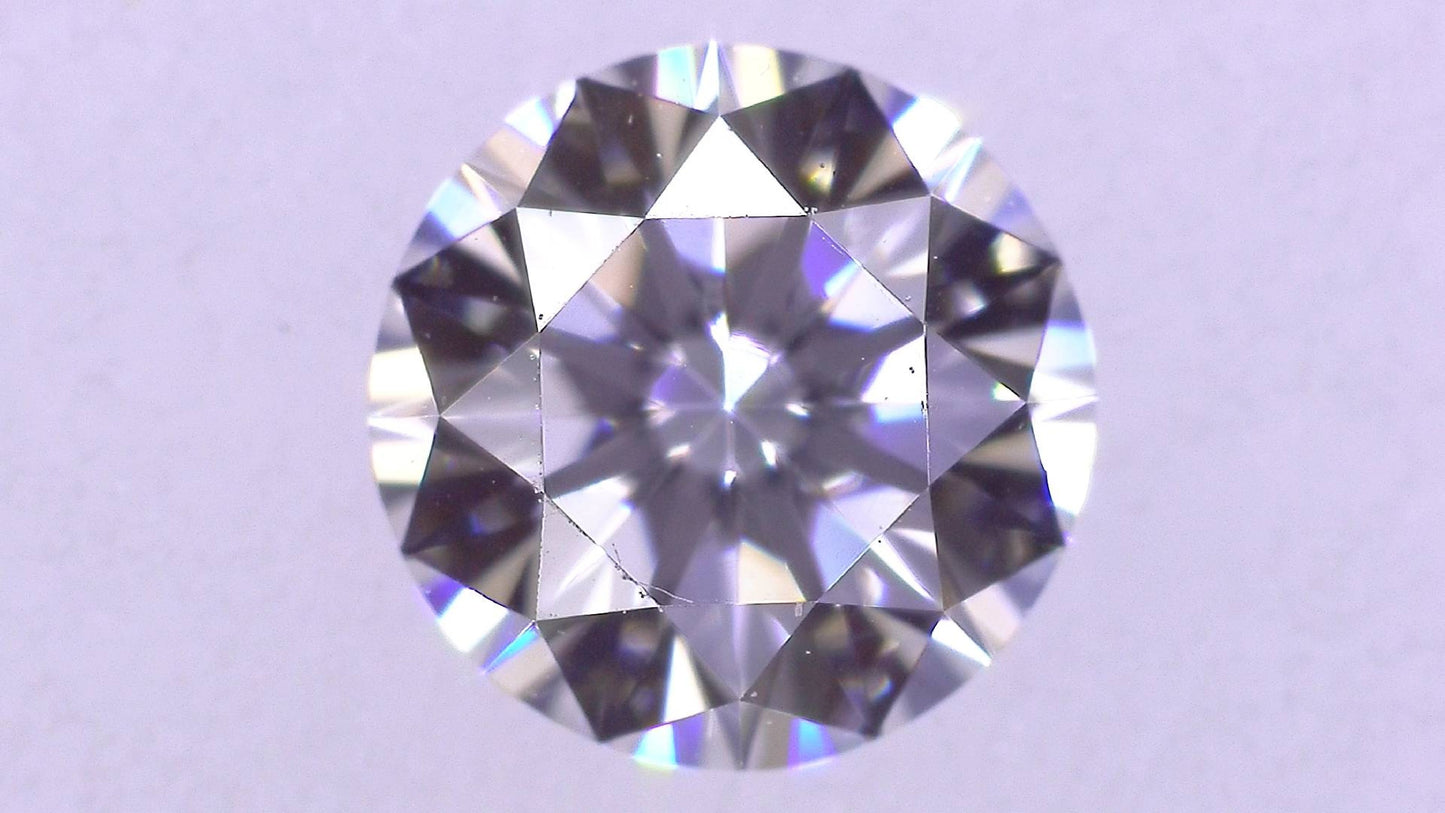 0.255ct D VVS-2 EXCELLENT/VG/VG MEDIUM BLUE NATURAL 4.04-4.07X2.53mm Loose Diamond