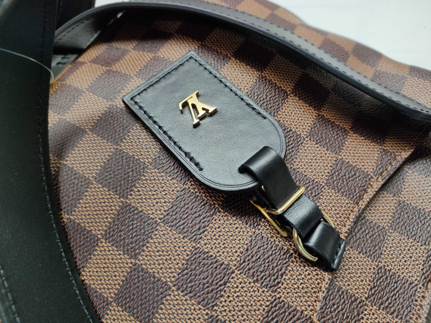 PRADA M45352 Damier 5AK-4L0 57□18 140 3N Shoulder Bag