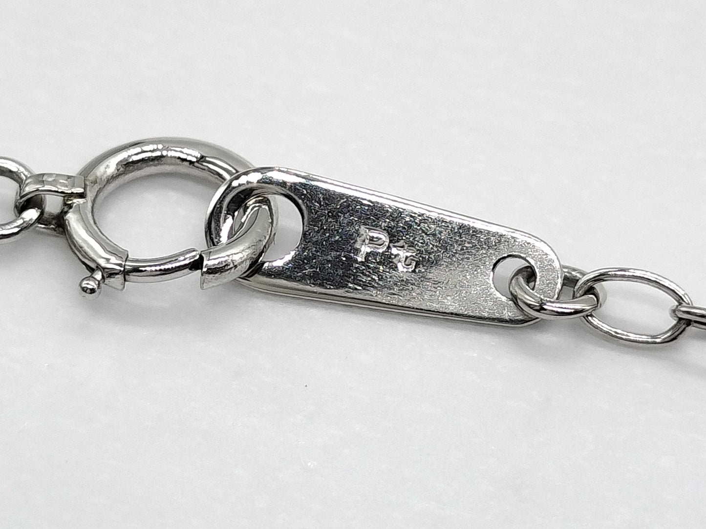 PD0.096ct D0.41ct Pt900/Pt850 6.5g Necklace