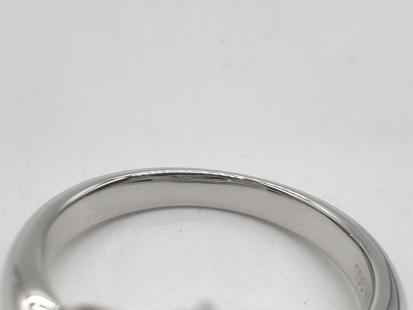 R1.15ct D0.75ct Pt900 6.8g Ring