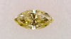 0.107ct Fancy Light Yellow VS-2 ****/GD/GD Strong Yellow Natural 4.59-2.38X1.62mm MQ Diamond Loose