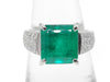 E4.36ct D0.418ct Pt900 9.3g Ring