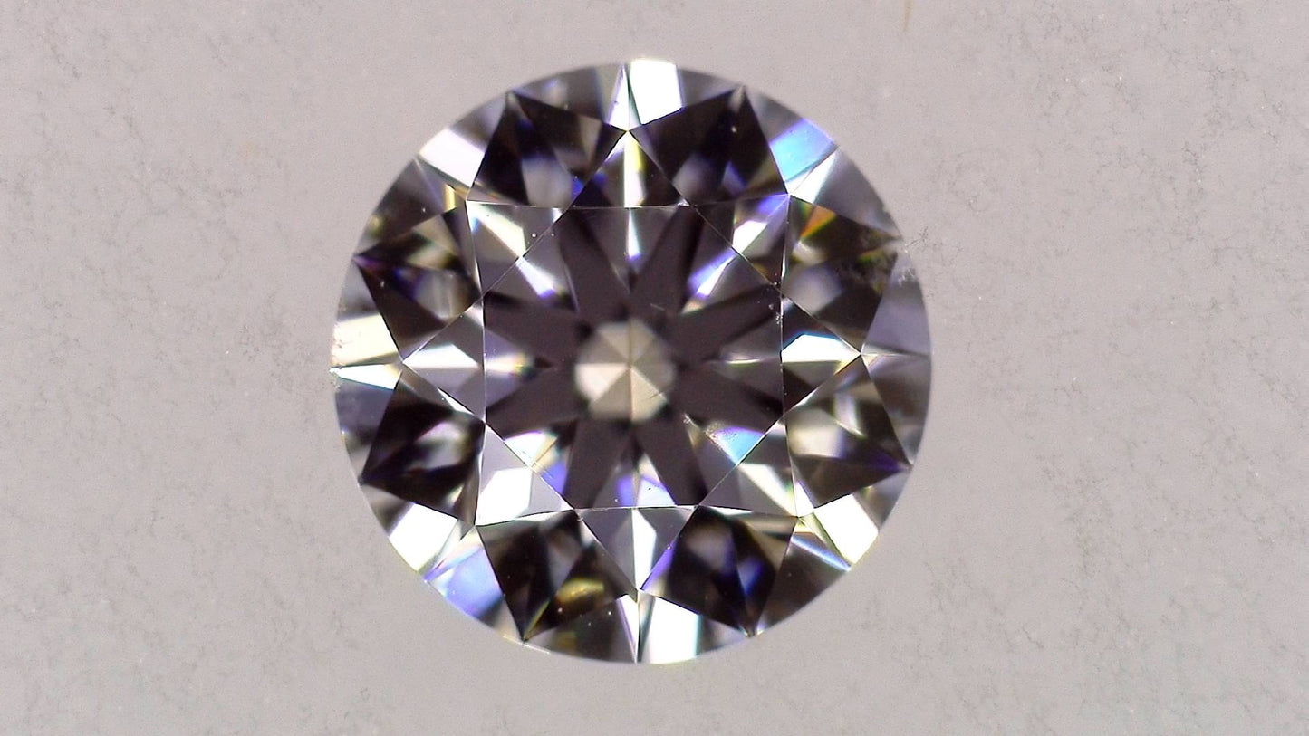 0.256ct D VS-1 EXCELLENT/EX/EX 3EX HC STRONG BLUE NATURAL 4.10-4.12X2.52mm Loose Diamond