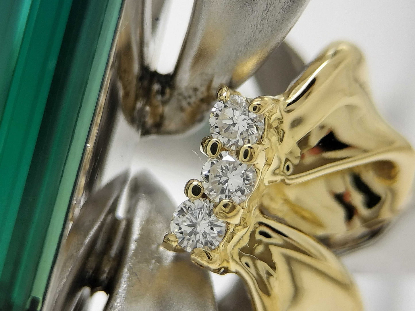 TL4.62ct D0.16ct PT900/K18 13.2g Ring