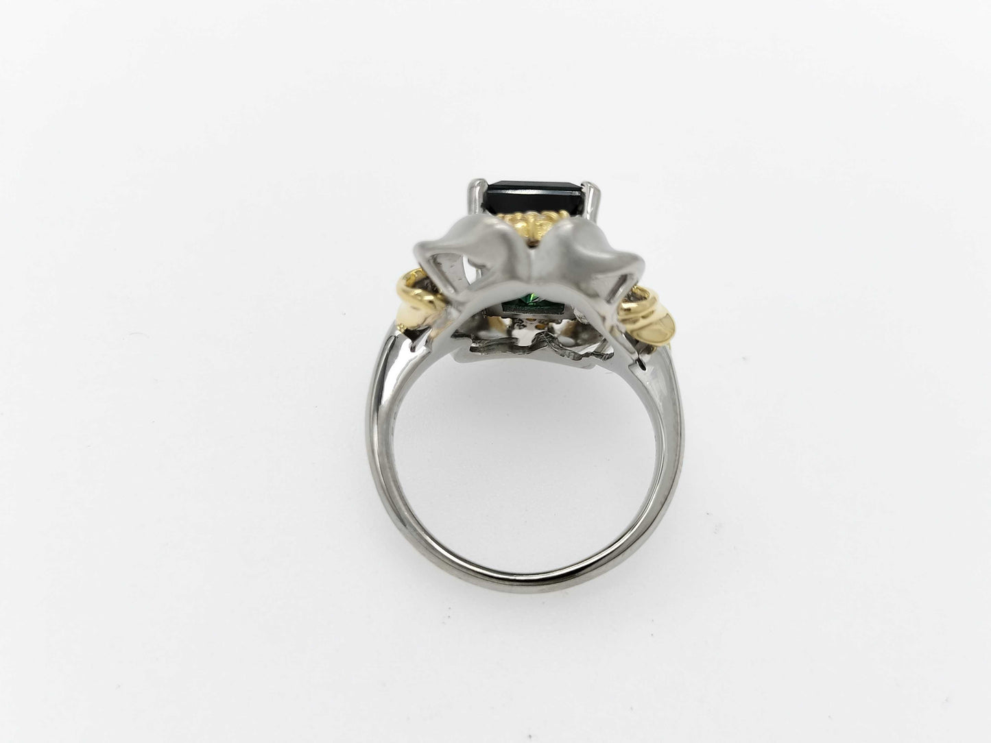 TL4.62ct D0.16ct PT900/K18 13.2g Ring