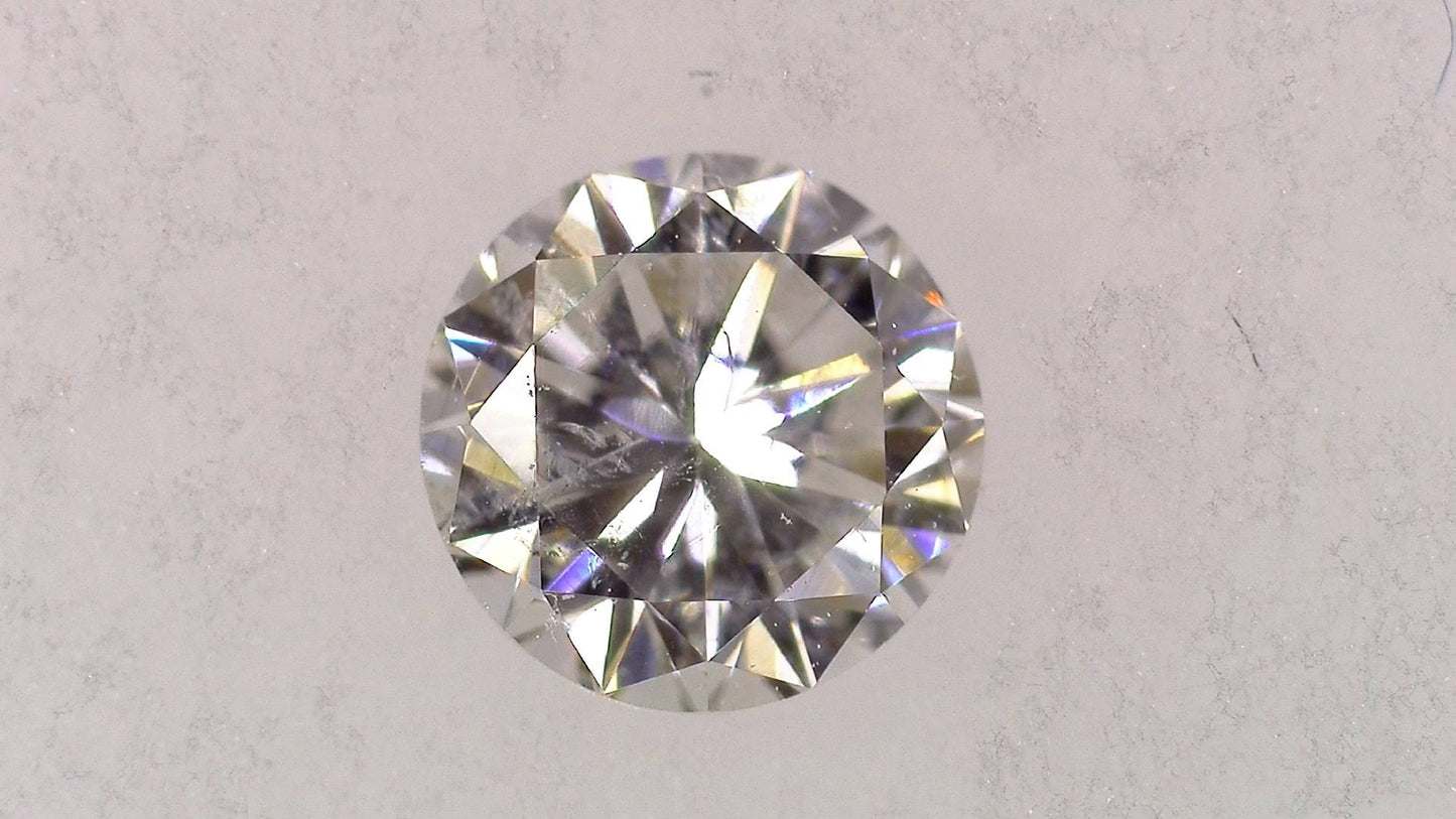 0.224ct G SI-2 GOOD/GD/GD NONE NATURAL 3.78-3.82X2.40mm Loose Diamond