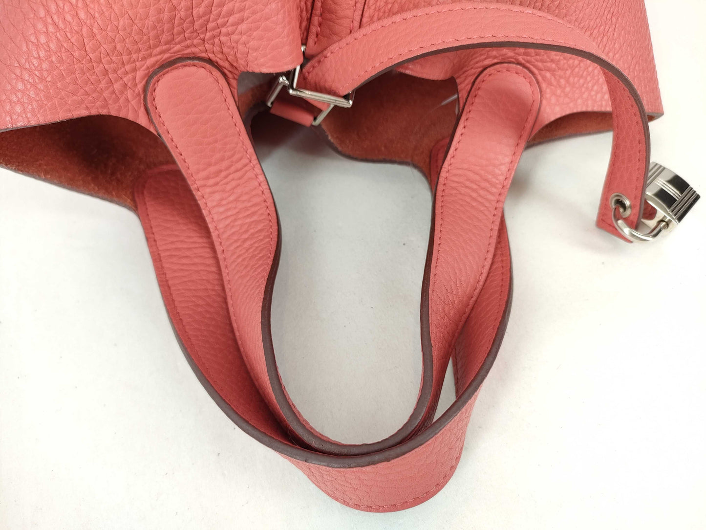 HERMES Picotin □O engraved handbag