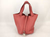 HERMES Picotin □O engraved handbag