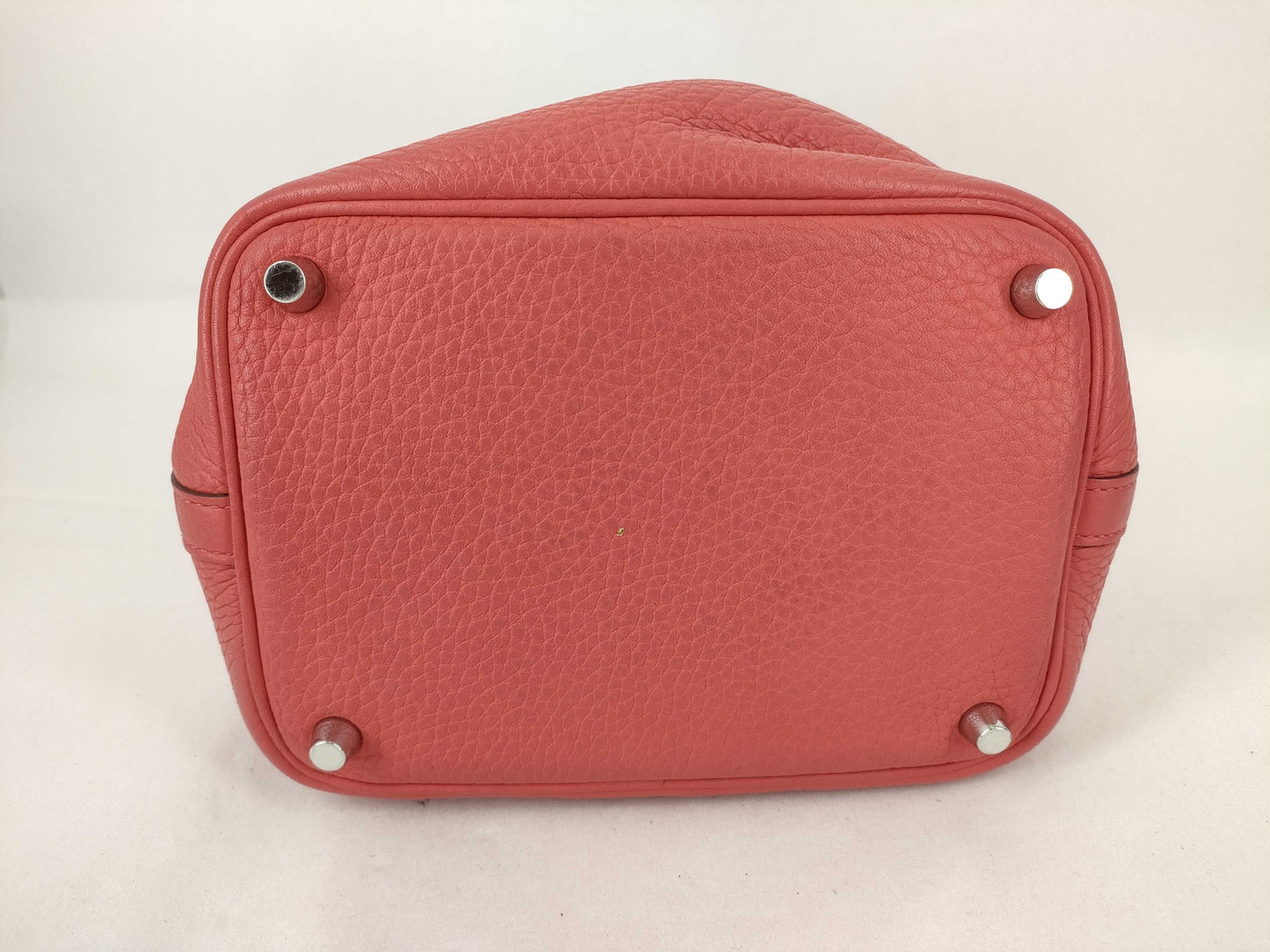 HERMES Picotin □O engraved handbag