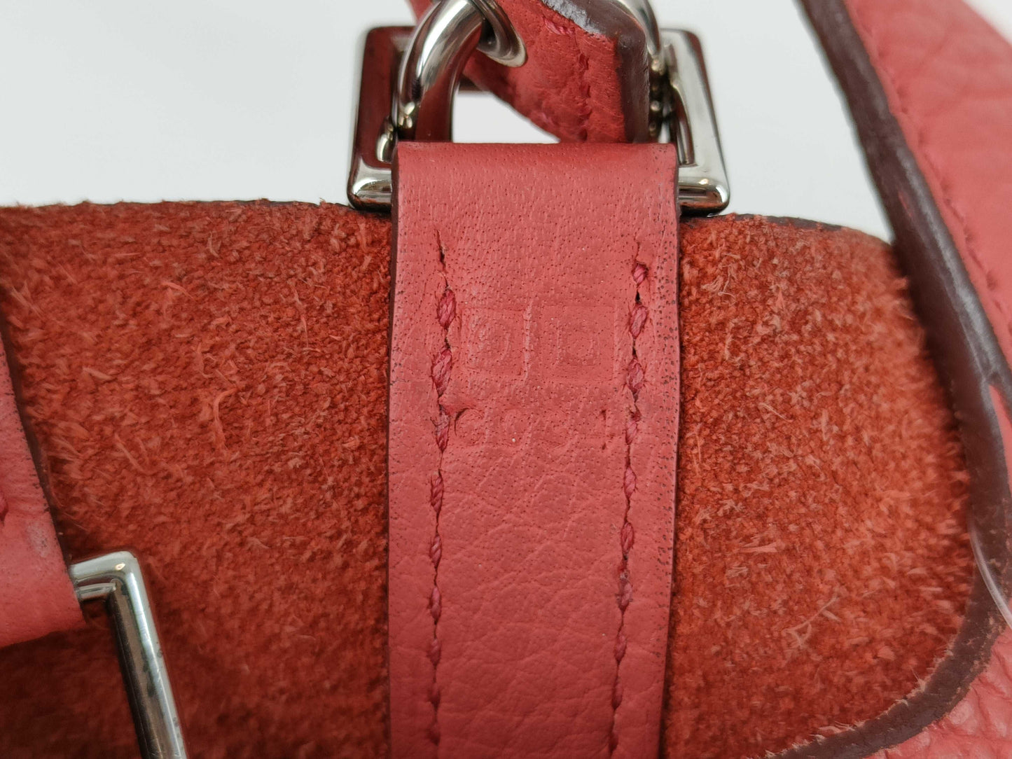 HERMES Picotin □O engraved handbag
