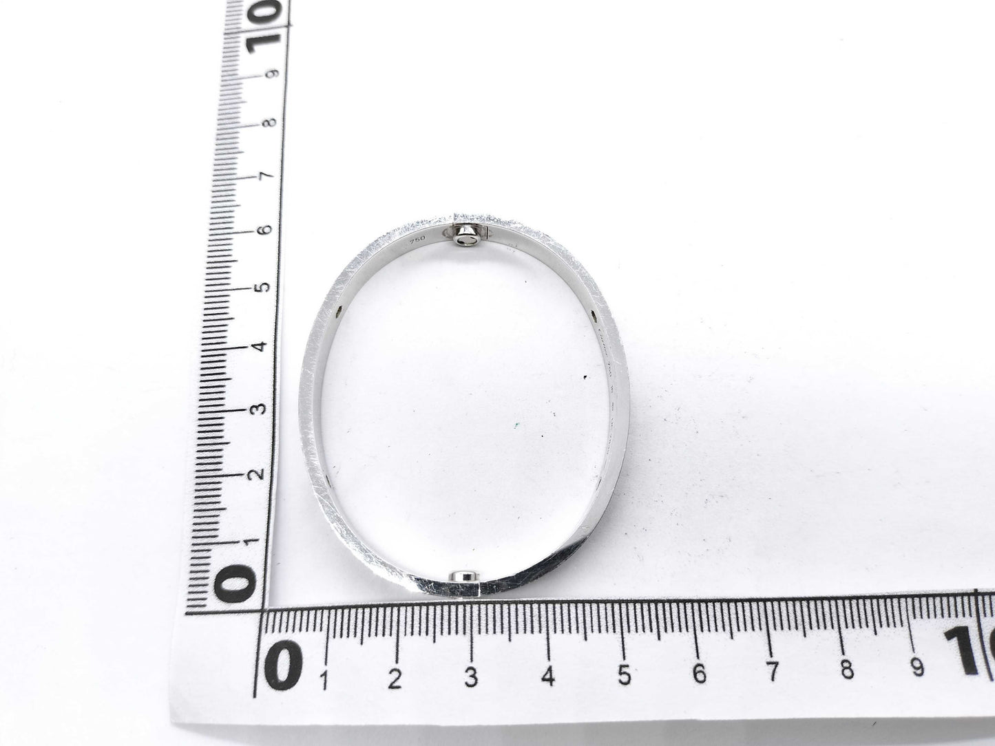 Cartier Love Bracelet #16 4PD White Gold 750 31.0g Bracelet/Bangle