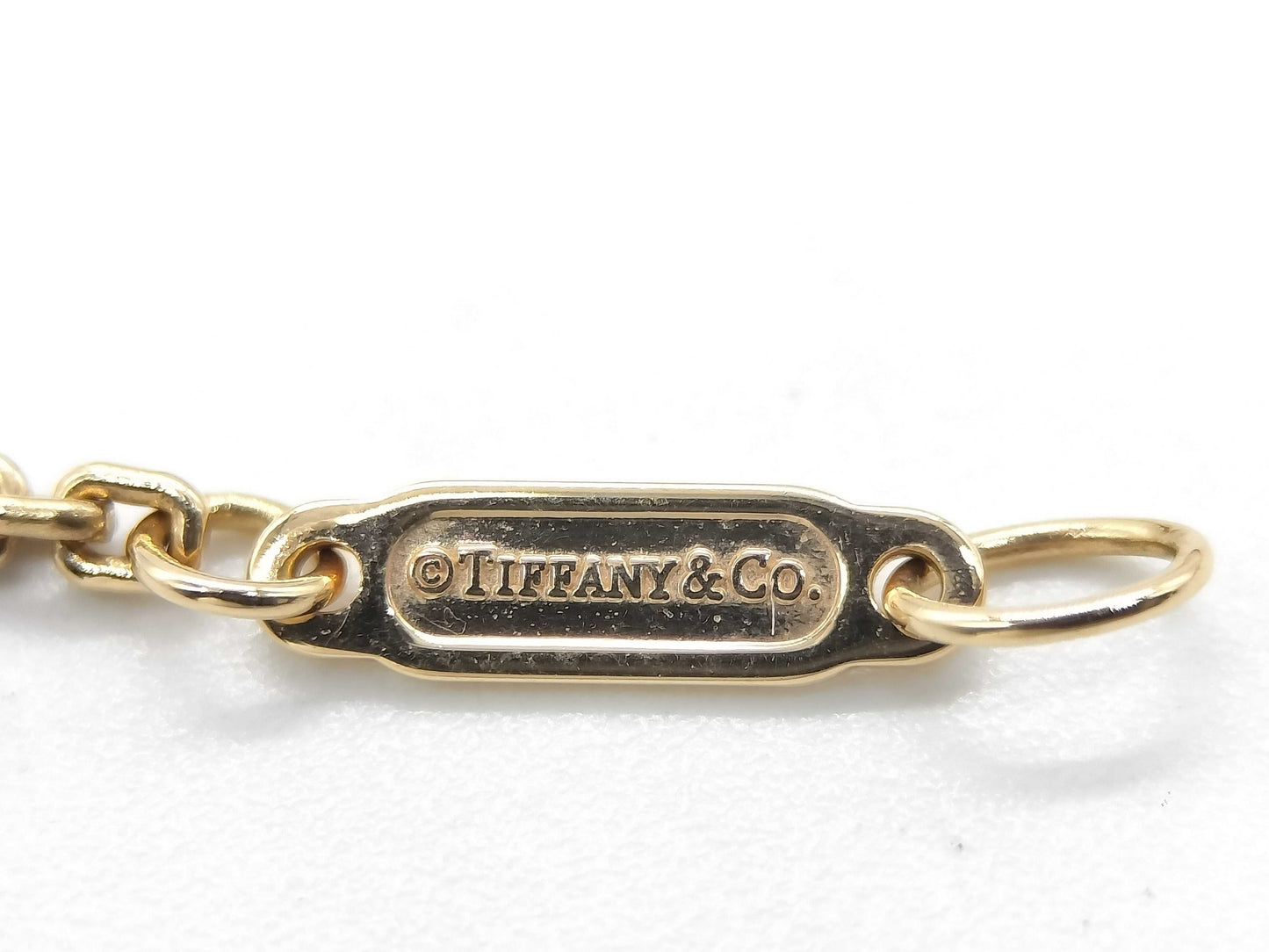 Tiffany & Co. T TWO Shell Diamond Necklace in PG and Au750, 22.5g