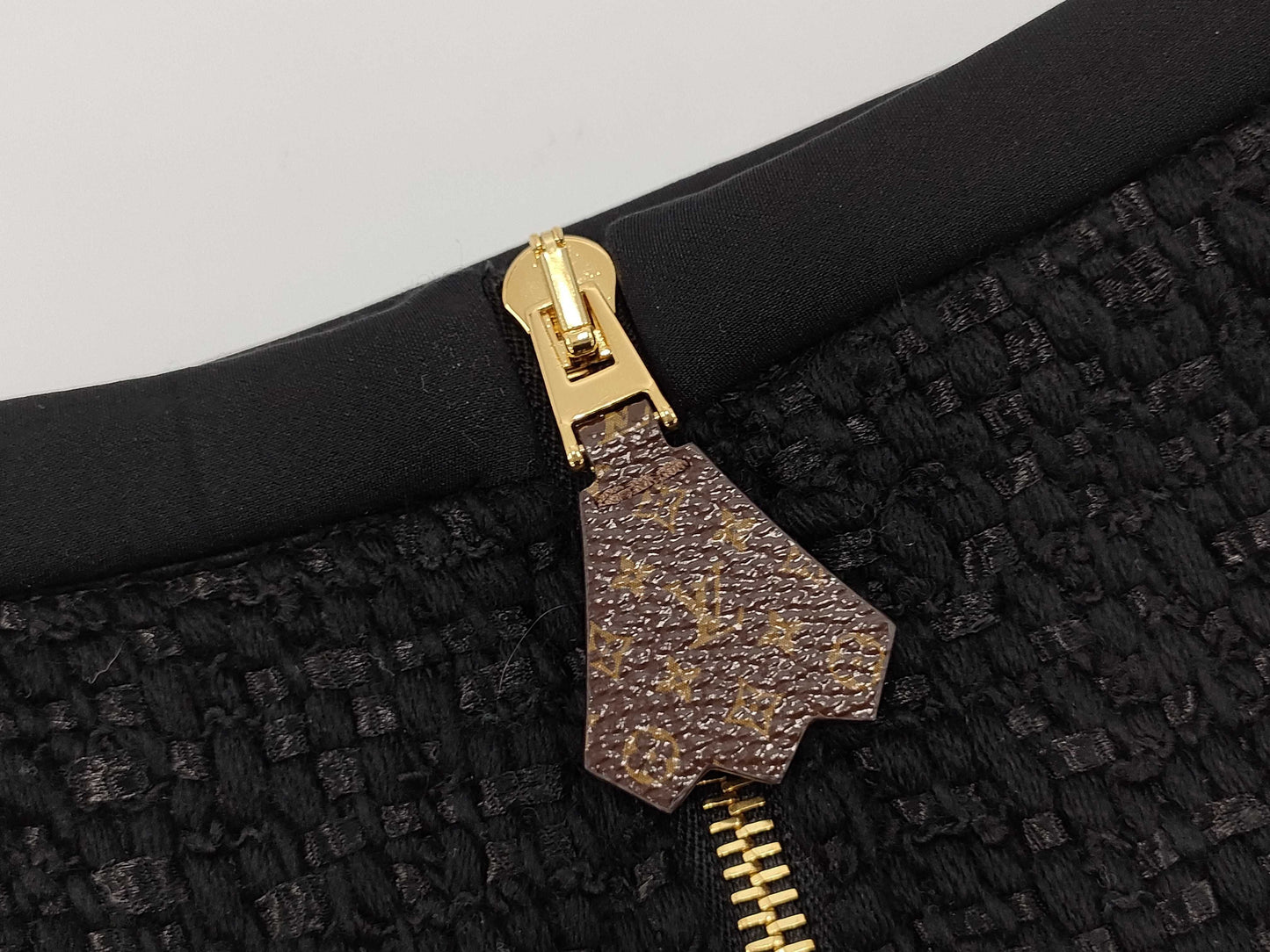 LOUIS VUITTON Tweed Pocket Skirt Skirt