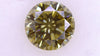 0.958ct FANCY BROWNISH YELLOW SI-1 ****/GD/FR FAINT NATURAL 6.02-6.12X3.96mm RD Diamond Loose